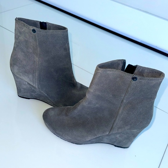 Prada wedge booties Grey - Picture 1 of 4